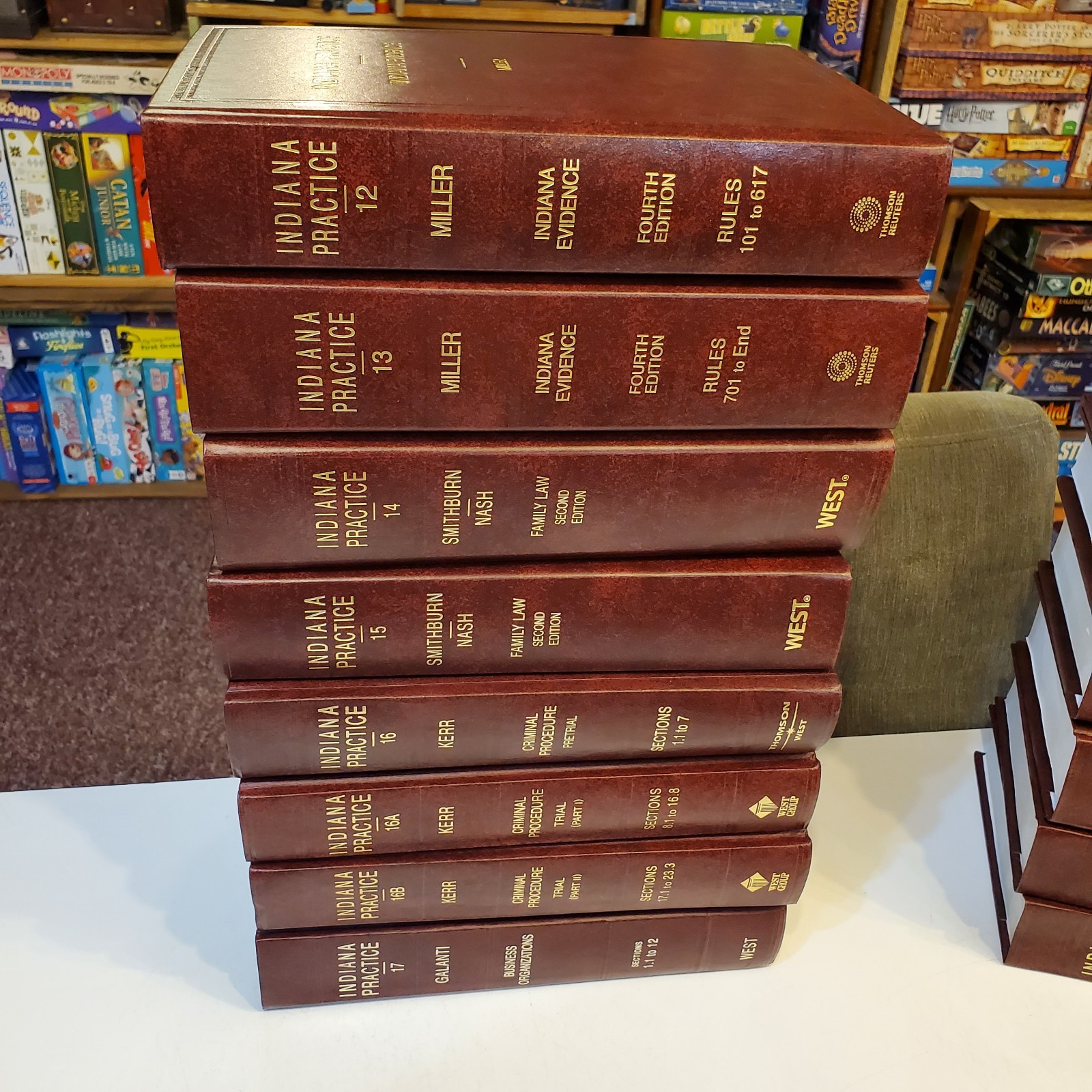 Indiana Practice+Supplements Trial Rules Of Procedure Annotated Forms Law Books