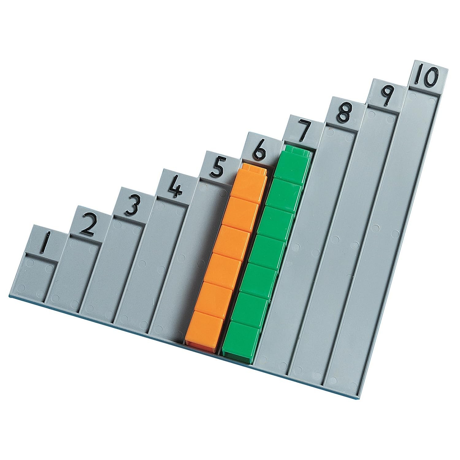 Unifix 10 Stair Multicolor Classroom Teaching Aid For Number Ordering And Seq…
