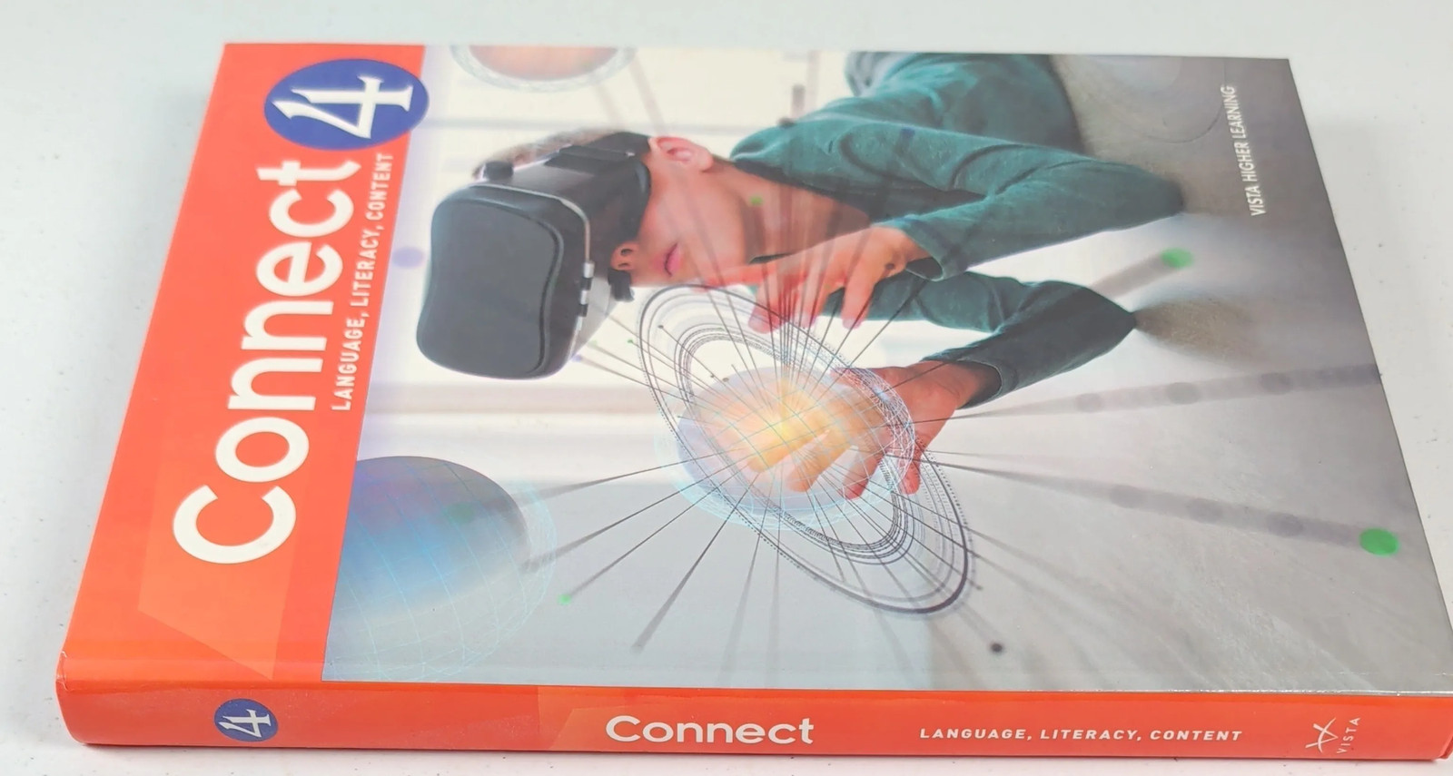 Connect 4 Language Literacy Content Vista Higher Learning Textbook Hardcover
