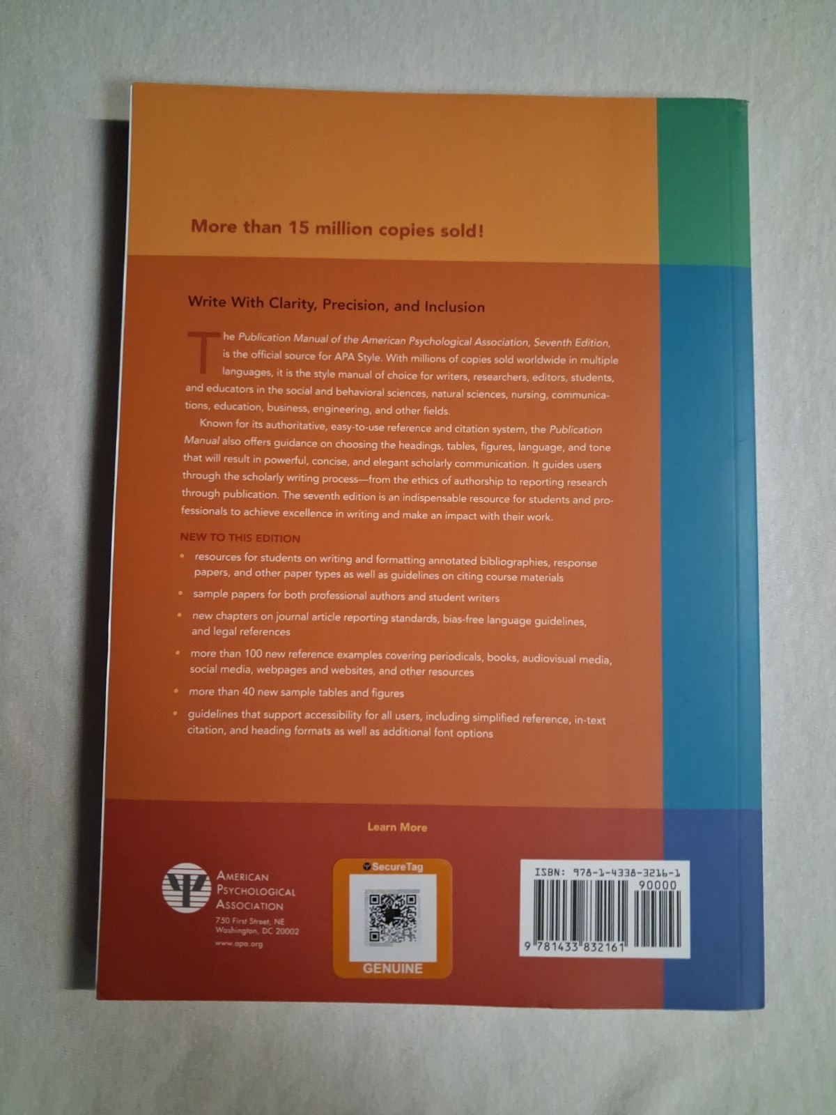 Publication Manual of the American Psychological Association 7th Edition