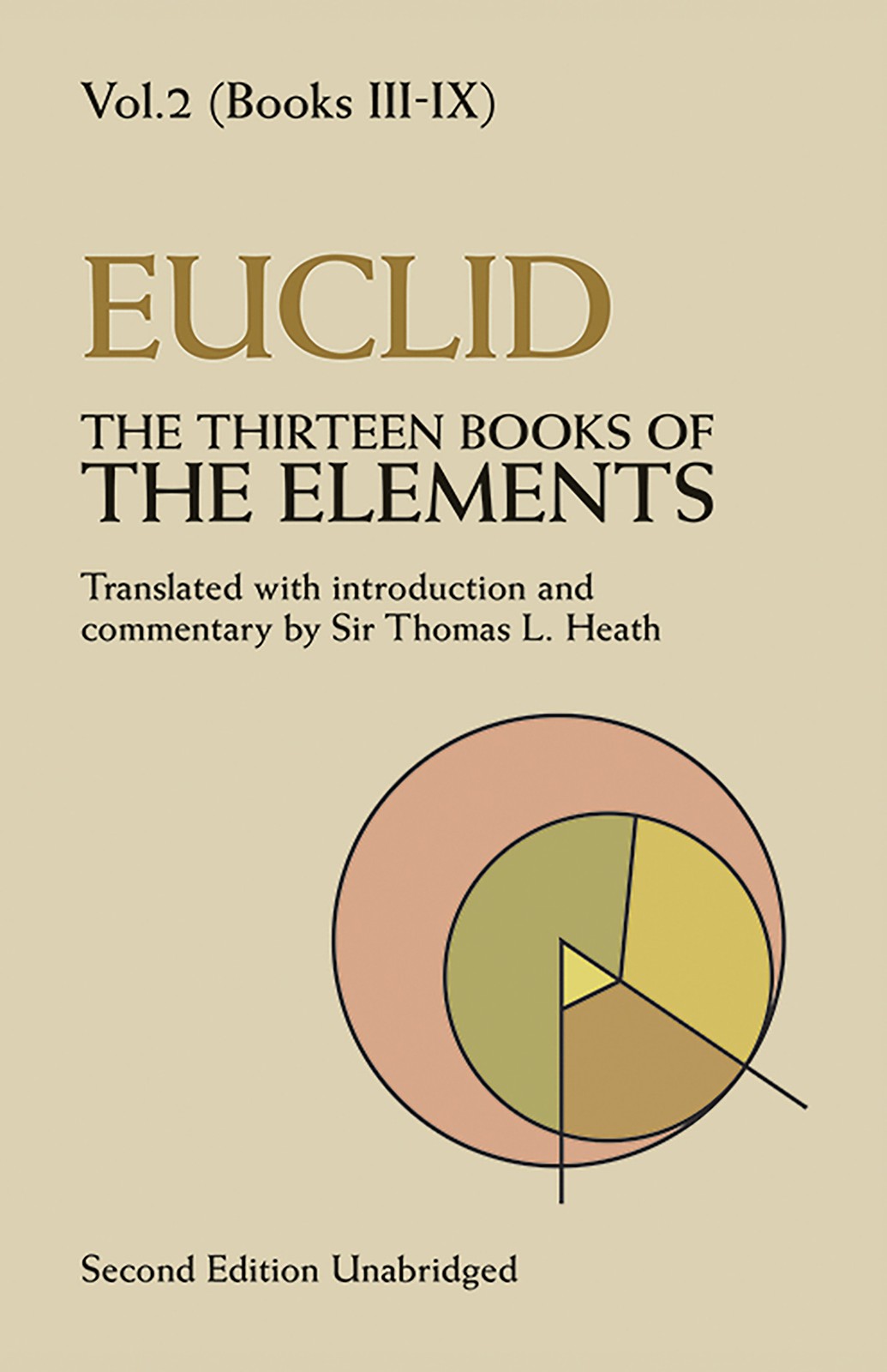 The Thirteen Books of the Elements, Vol. 2 by Euclid Euclid – 9780486600895