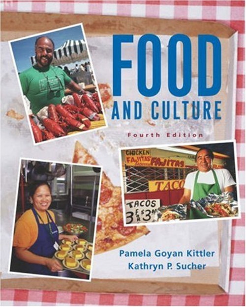Food and Culture Paperback Kathryn P., Kittler, Pamela Goyan Such
