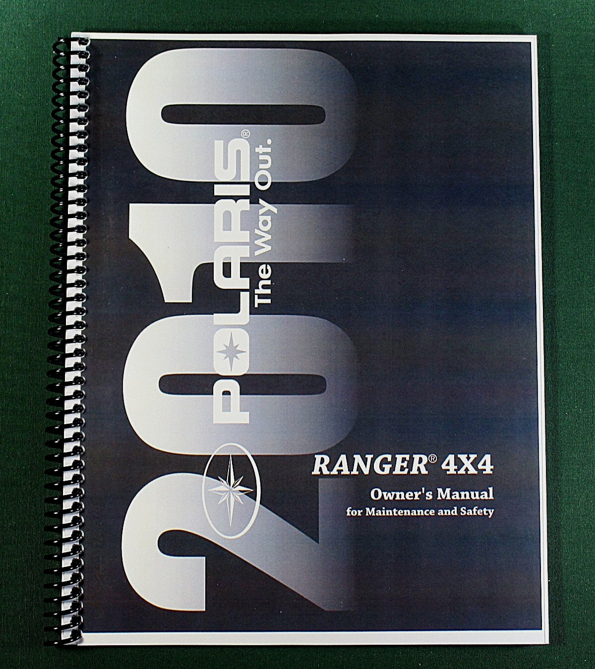 2010 Polaris Ranger 4×4 Owner’s Manual: 124 Pages & Protective Covers!
