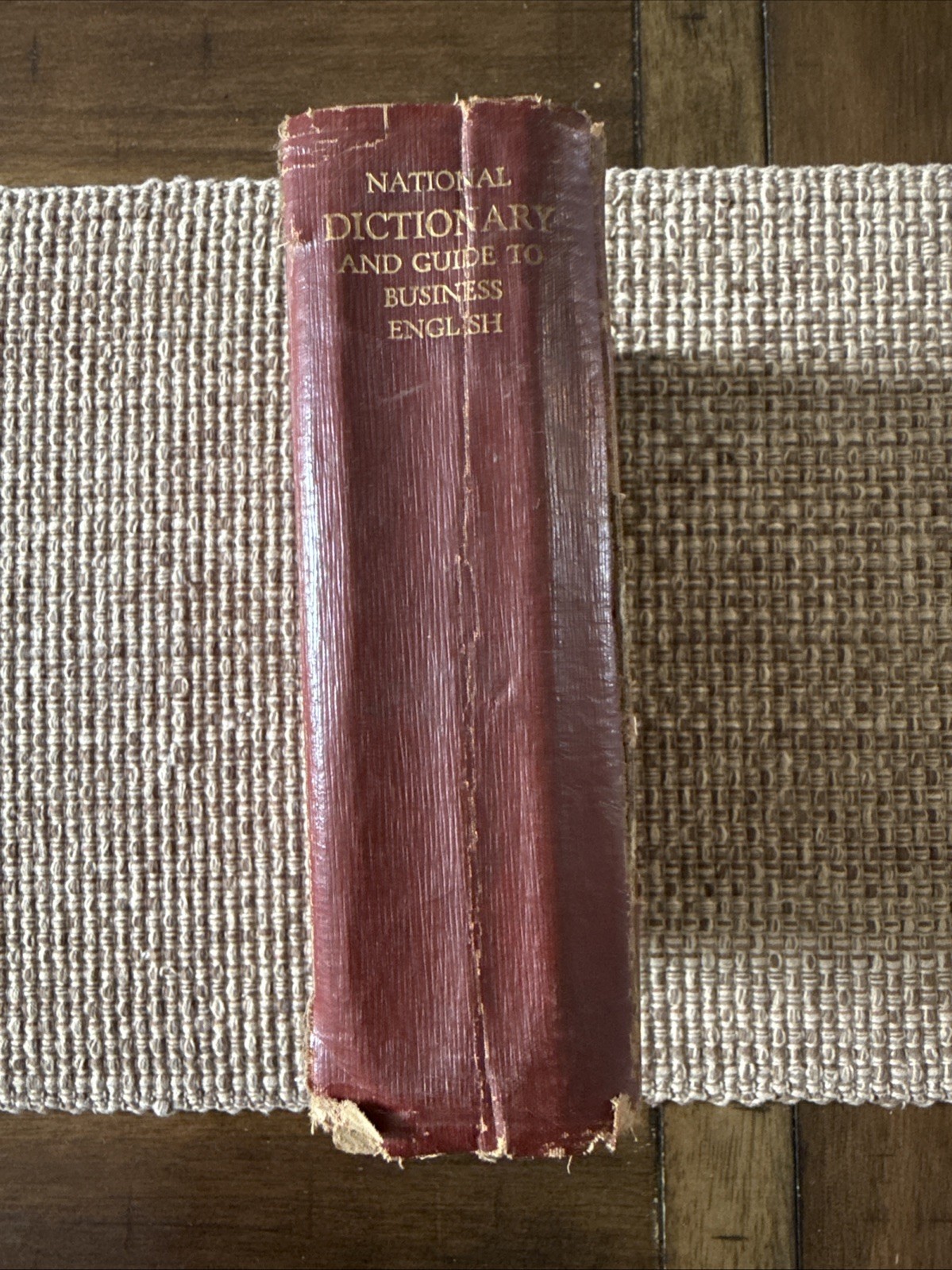 National Dictionary Self-Pronouncing 1935 by Noah Webster Business English