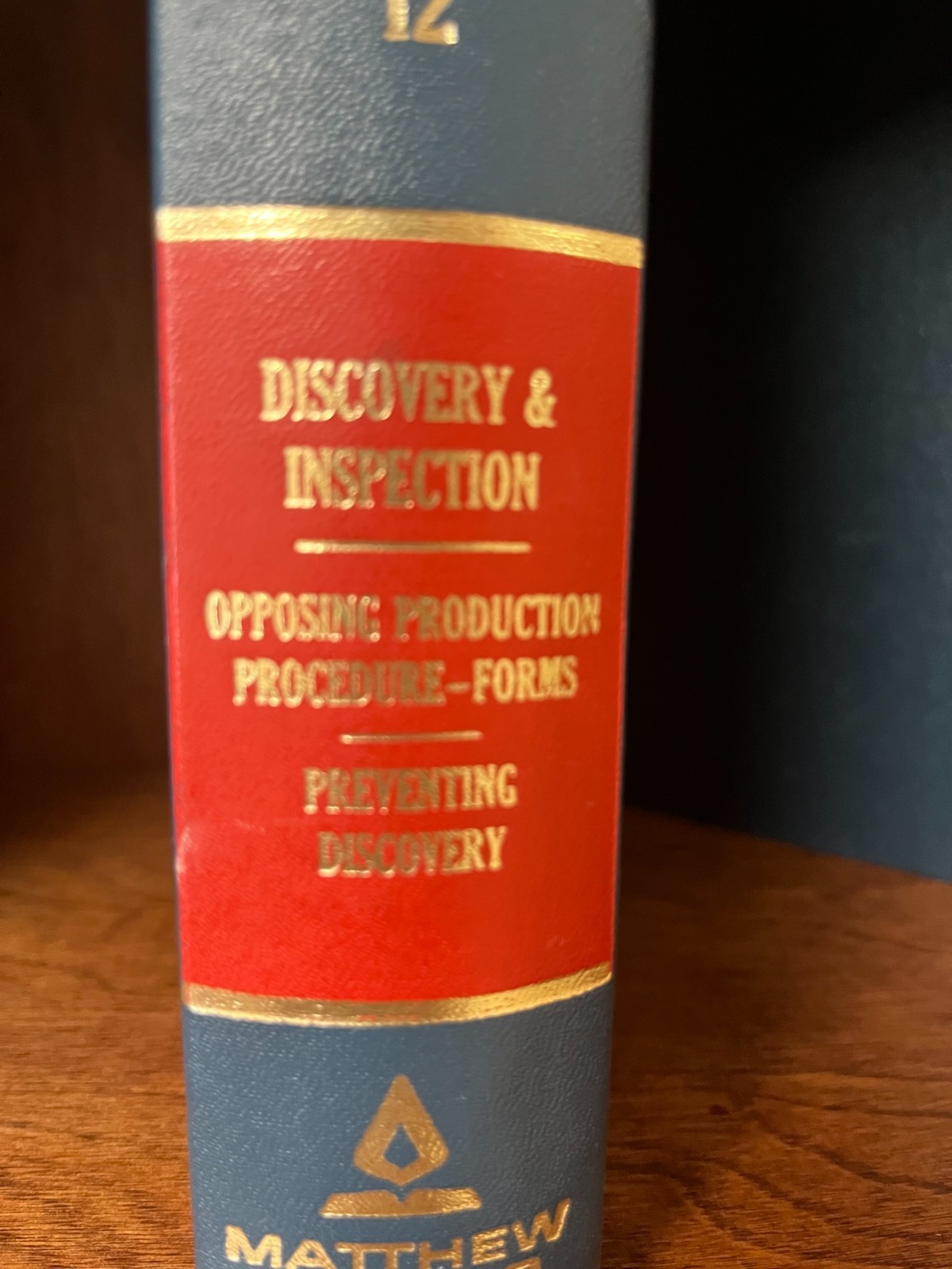 Bender’s Forms of Discovery Set Of 3 Vol. 11, 12, 12a, pub 1971 w/1977 supplemen