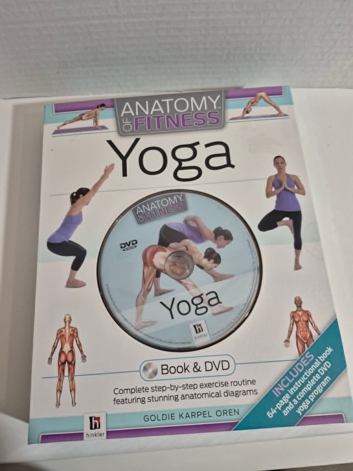 Anatomy of Fitness( Yoga [With – Spiral-bound, by Goldie Karpen Oren – NEW