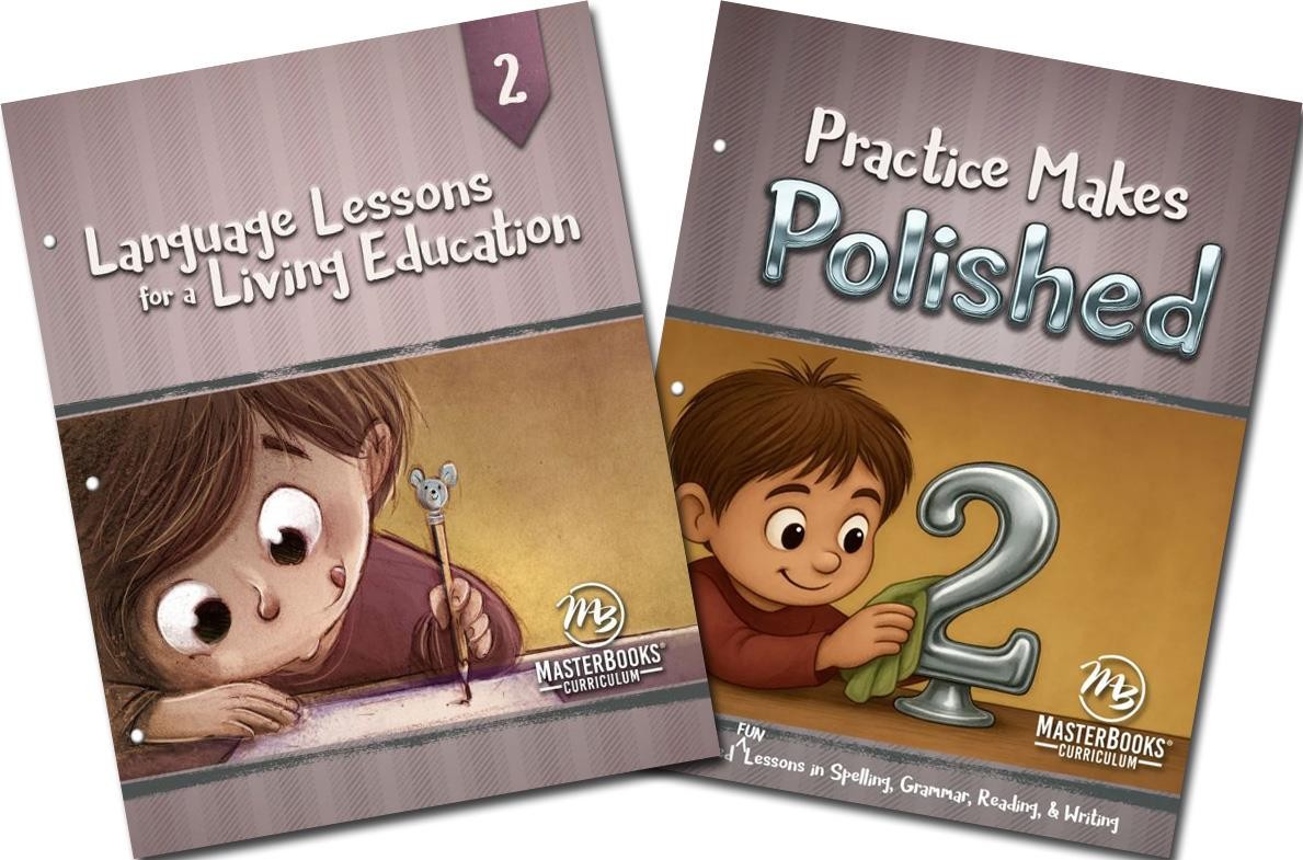New Master Books LANGUAGE LESSONS Living Education Level 2 SET Text & Practice
