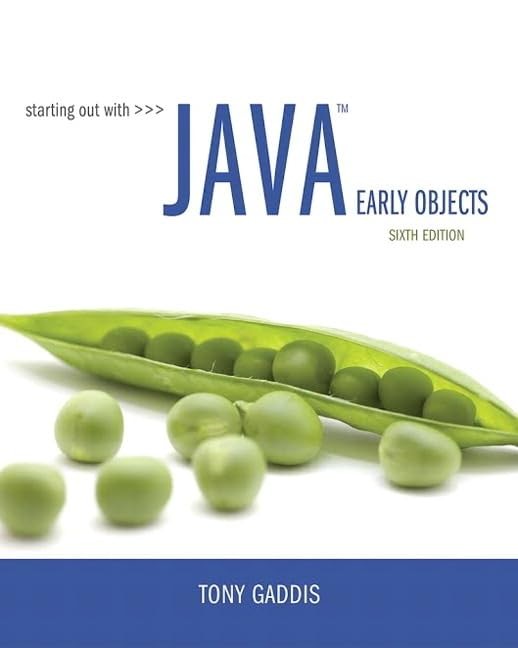Pearson – Starting Out with Java Early Objec – book – B888z
