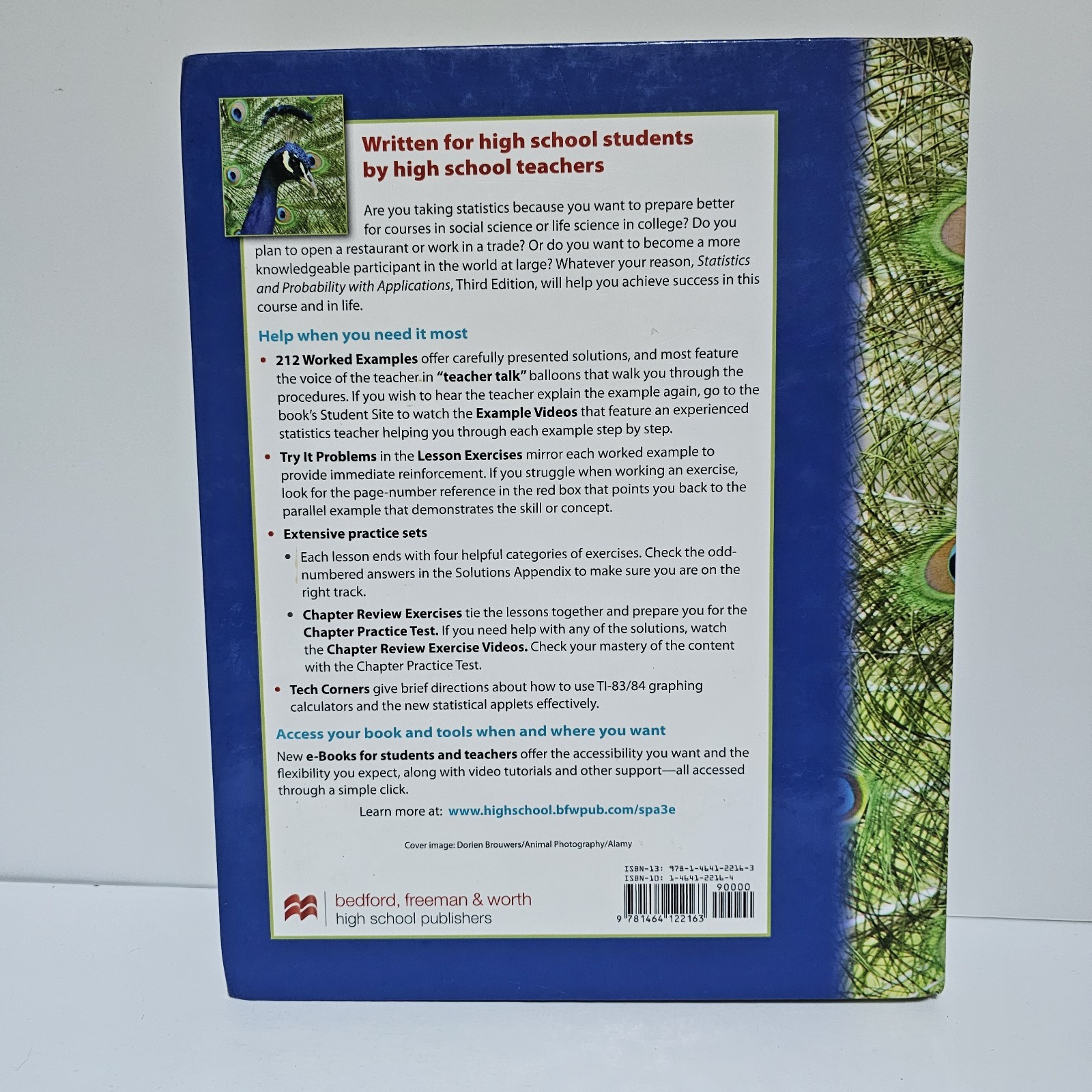 Statistics and Probability with Applications Third Edition Starnes Tabor