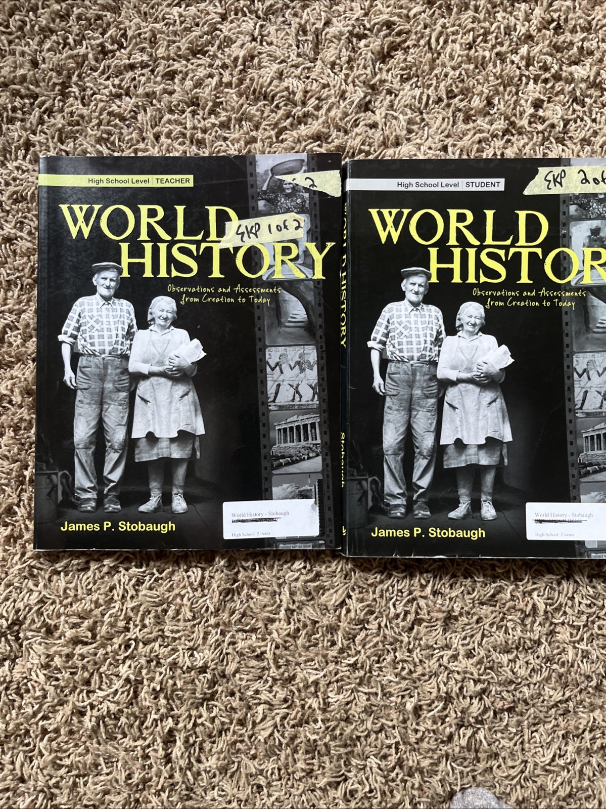 Master Books World History by James Stobaugh – Student & Teacher Books HS Level