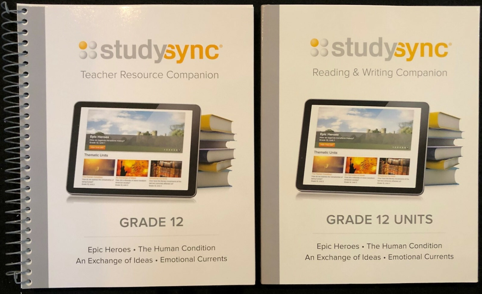 12th – STUDY SYNC Teacher Resource Companion & Reading/Writing Student Companion