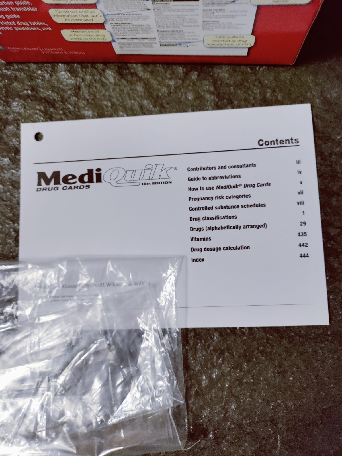 MediQuik Drug Cards (Flash Cards 18th Edition) Nursing / Medicine