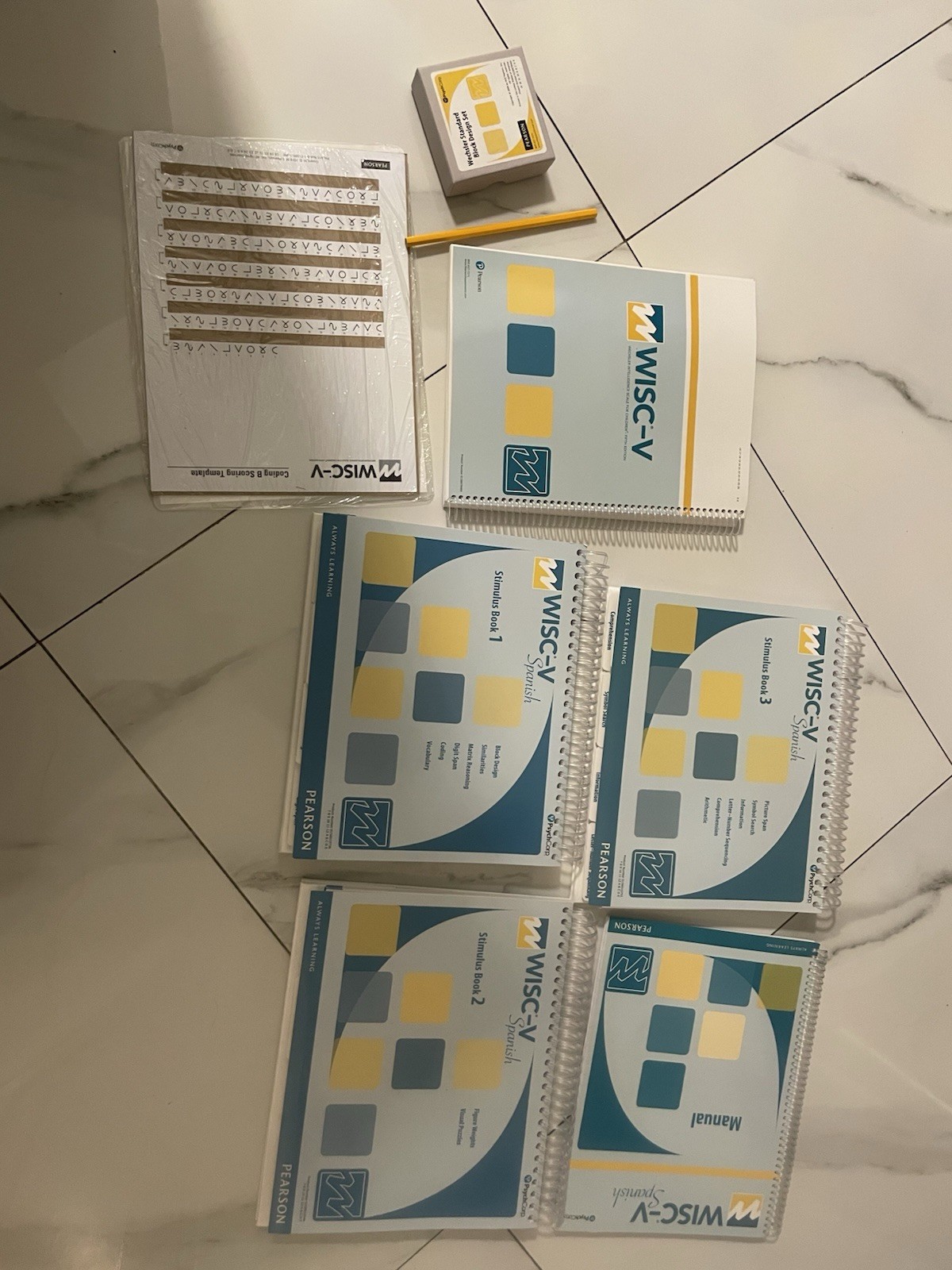 WISC-V Wechsler Intelligence Scale for Children Spanish Fifth Edition Brand New