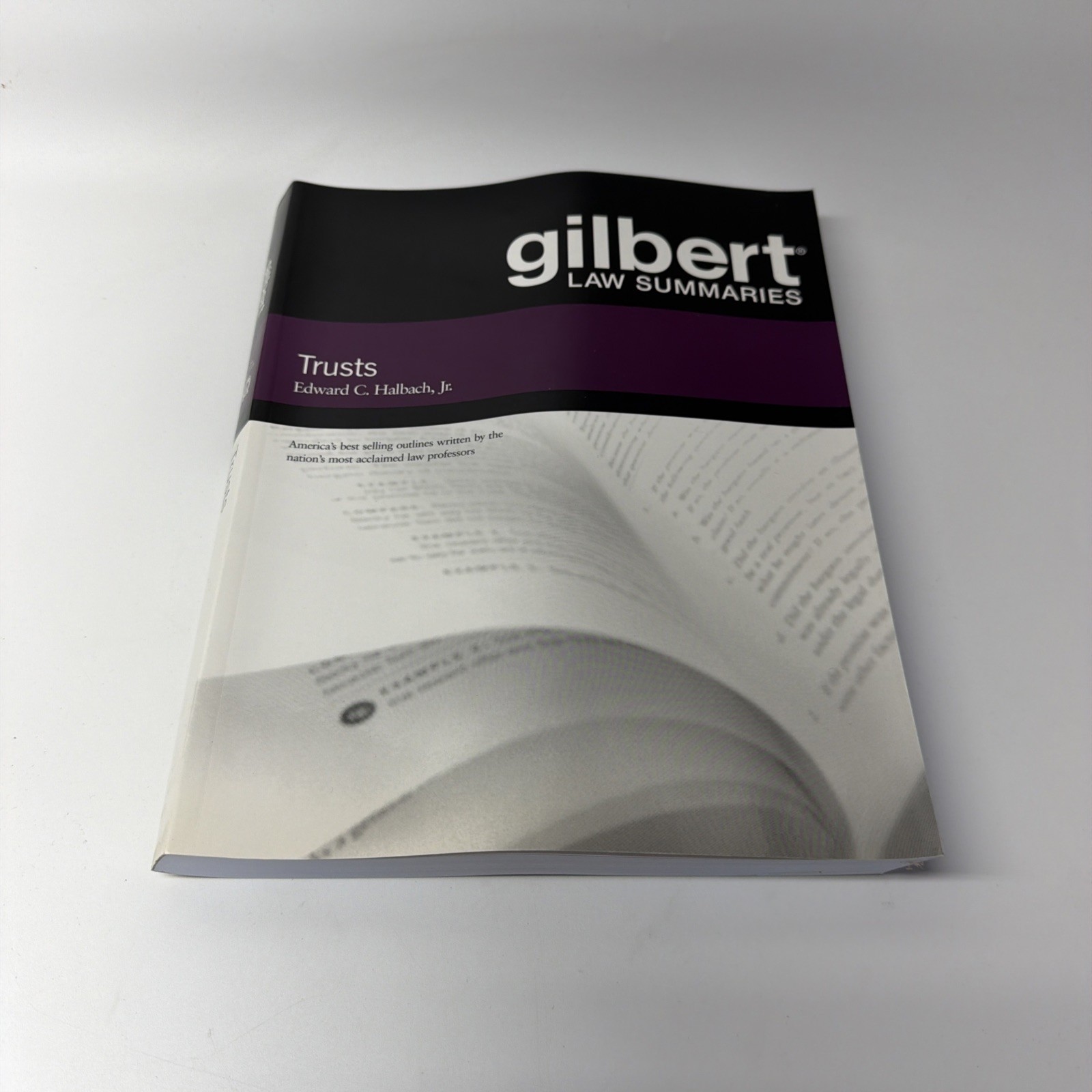 Gilbert Law Summaries on Trusts Paperback Edward Halbach Jr.