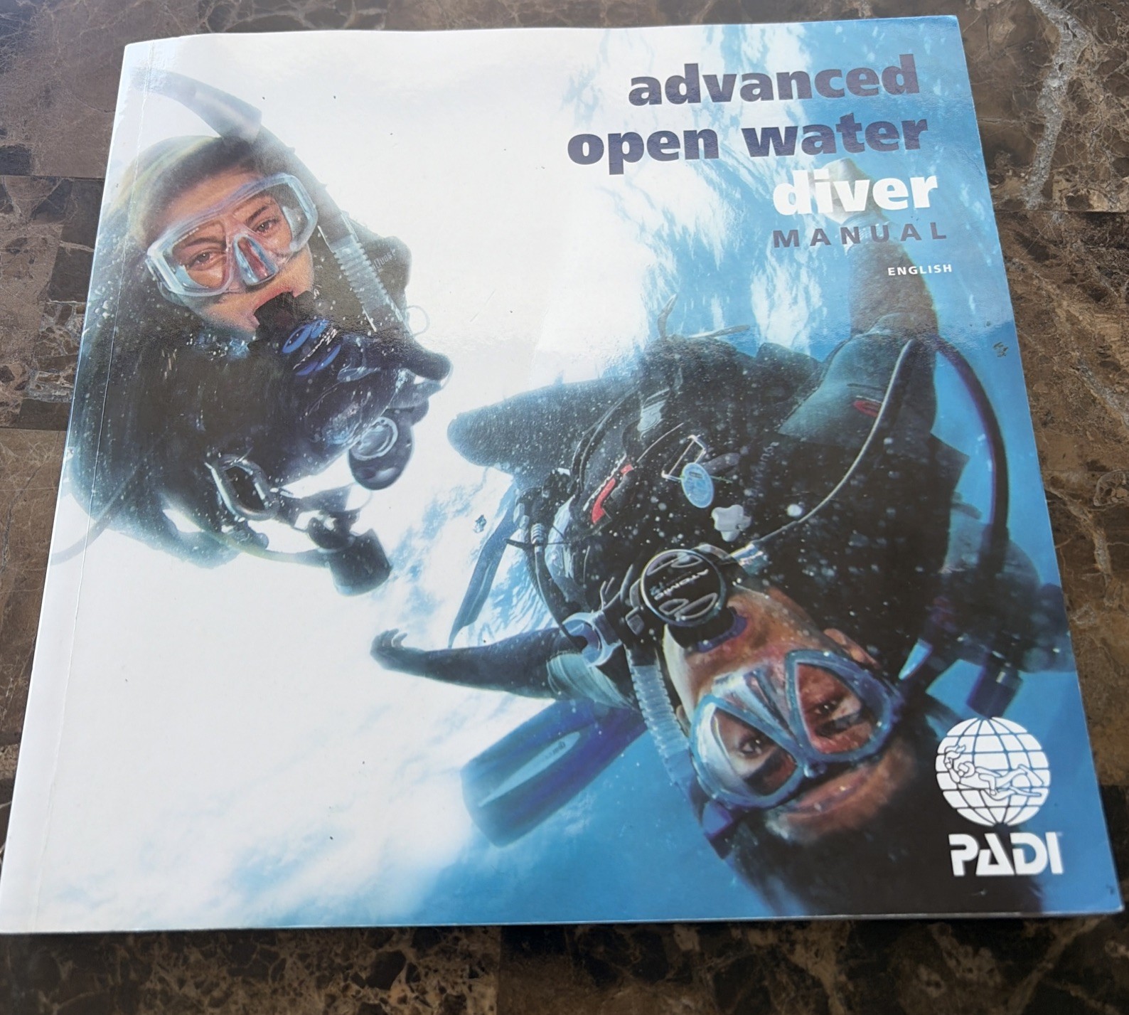Advanced Open Water Diver Manual 2018 PADI BOOK Sea Diving