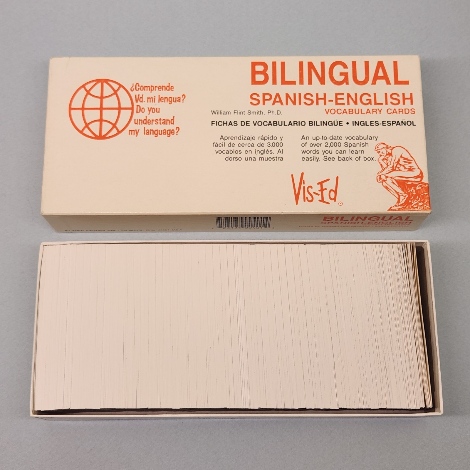 Bilingual Spanish-English Vocabulary Cards (Vis-Ed) Box of 1000