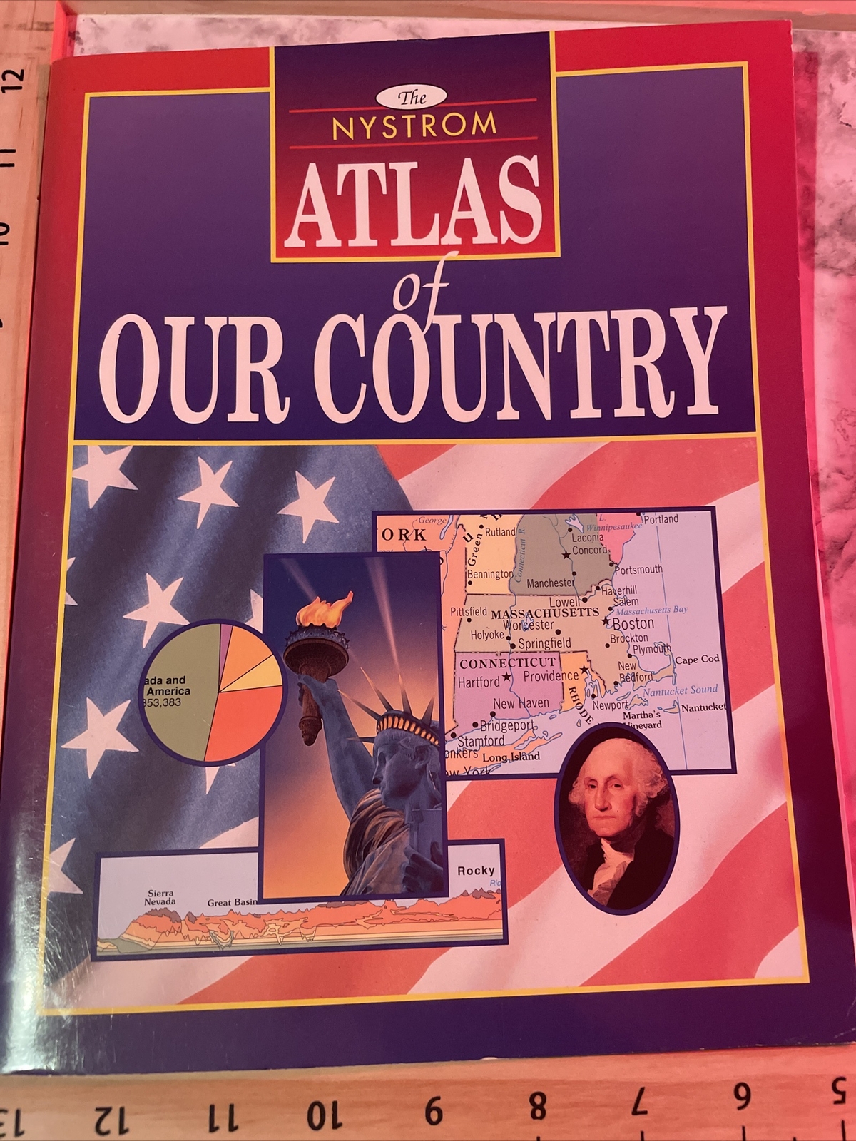 THE NYSTROM ATLAS OF OUR COUNTRY By Charles Novosad Map Workbook Homeschool