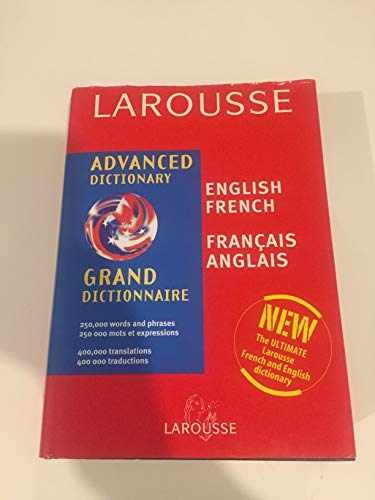 Larousse Chambers Advanced English/French – Hardcover, by Collectif – Very Good