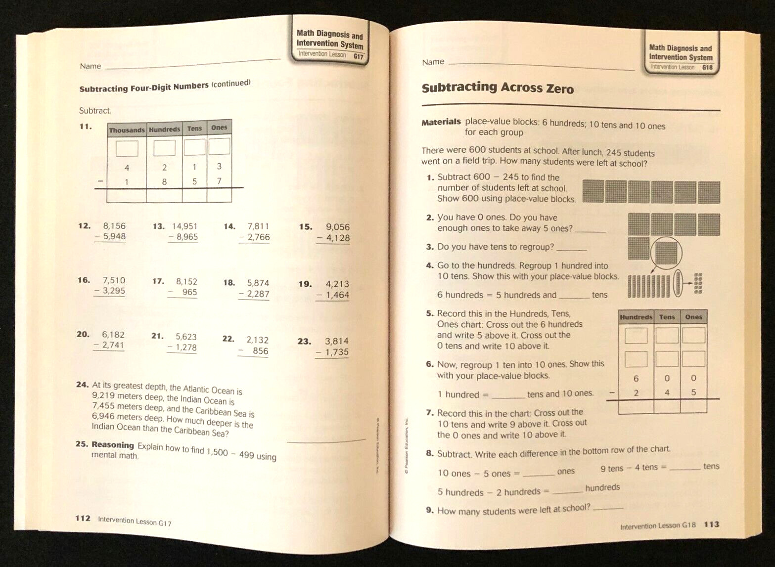 4th-6th Math Diagnosis & Intervention System(5 book set)Teacher/Homeschool/Tutor