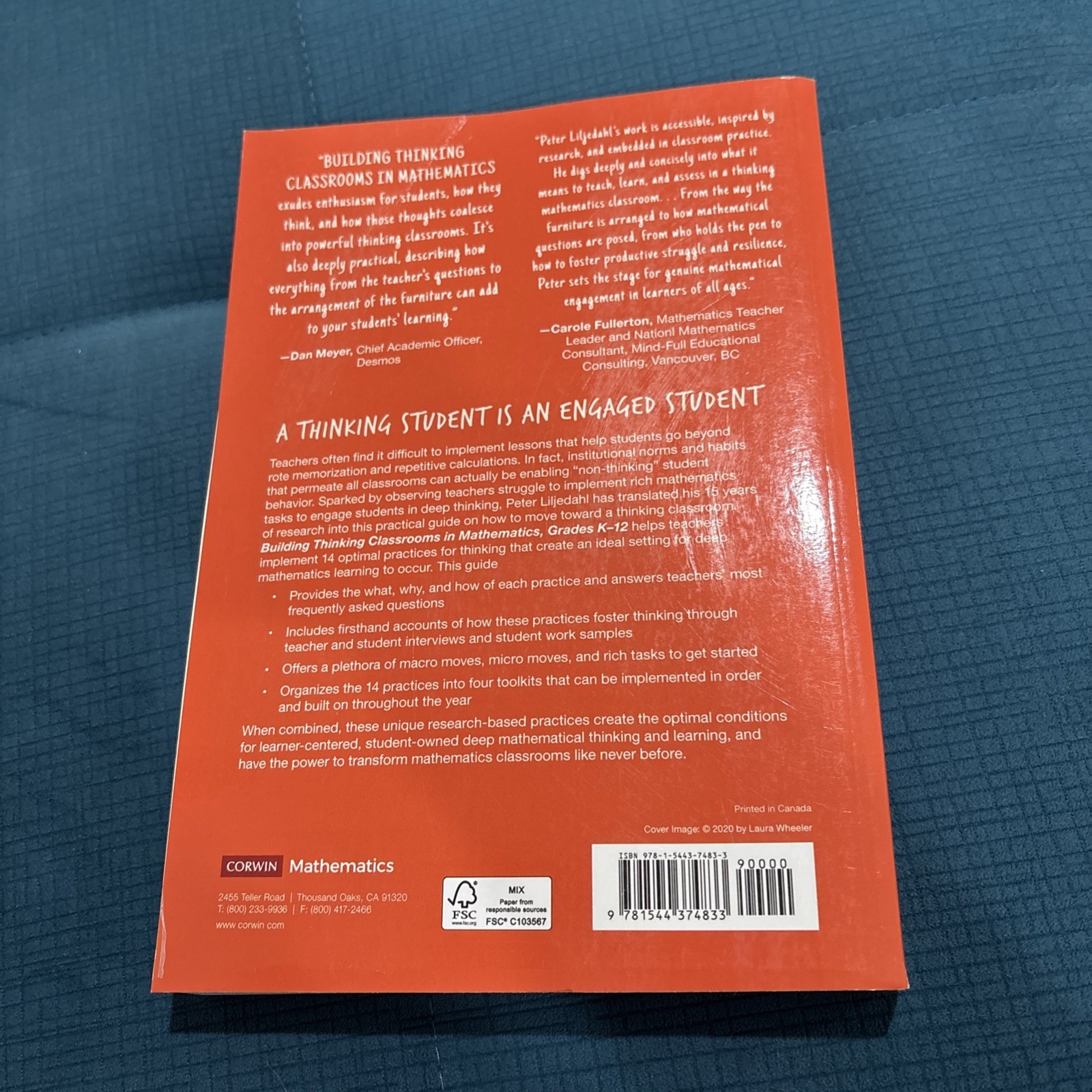 Building Thinking Classrooms in Mathematics, Grades K-12 Paperback Corwin