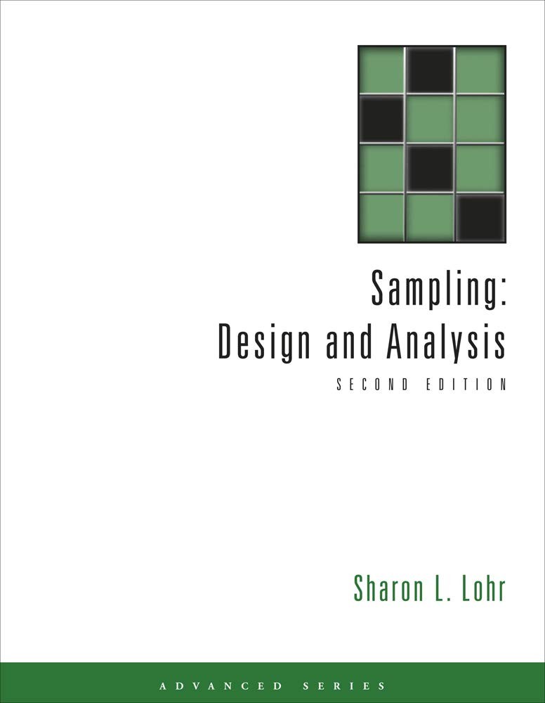 Sampling: Design And Analysis (Advanced Series)