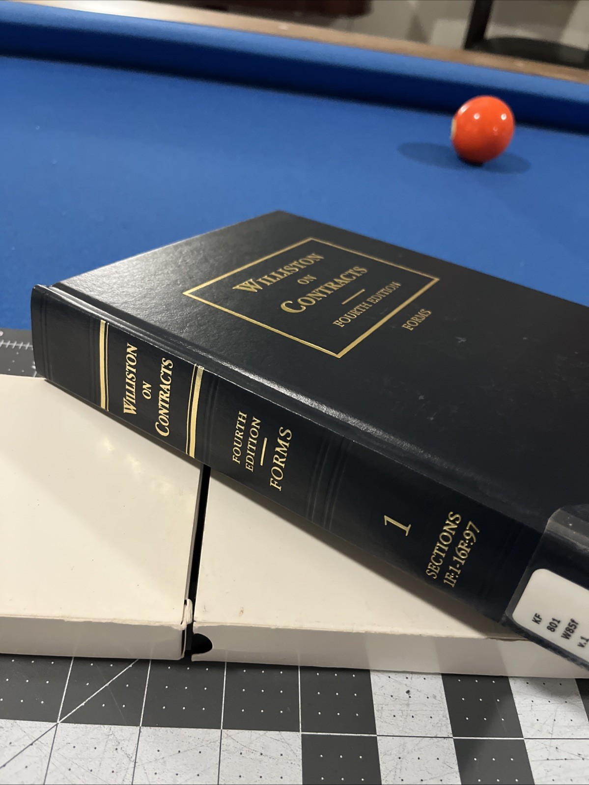 Williston On Contracts 4th Edition Forms Volume 1 Law Book Legal Reference 2012