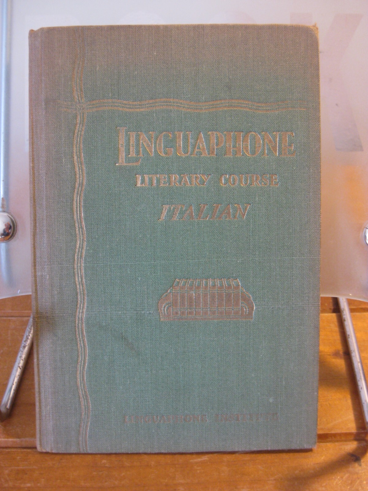 LINGUAPHONE Literary Course ITALIAN (Book) 1935(Hardcover)