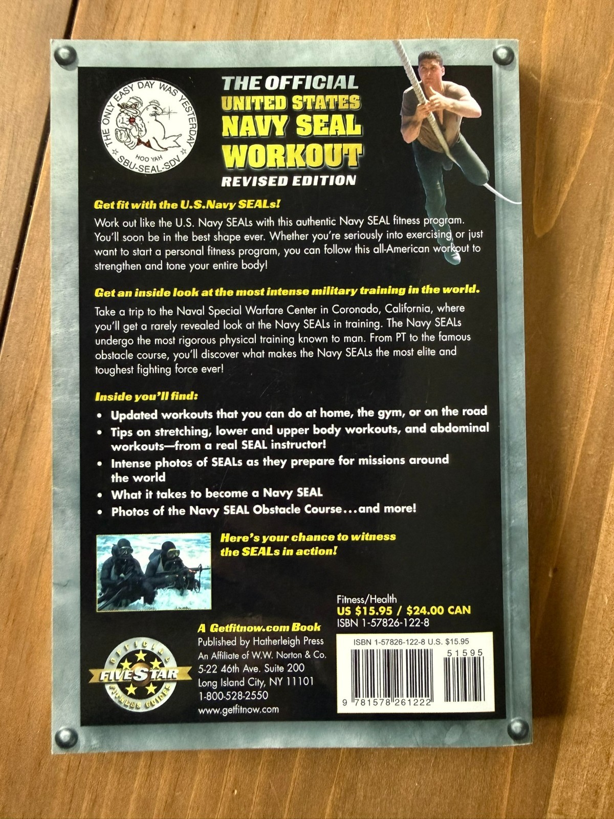 Official United States Navy Seal Workout by Andrew Flach (2002, Trade Paperback)