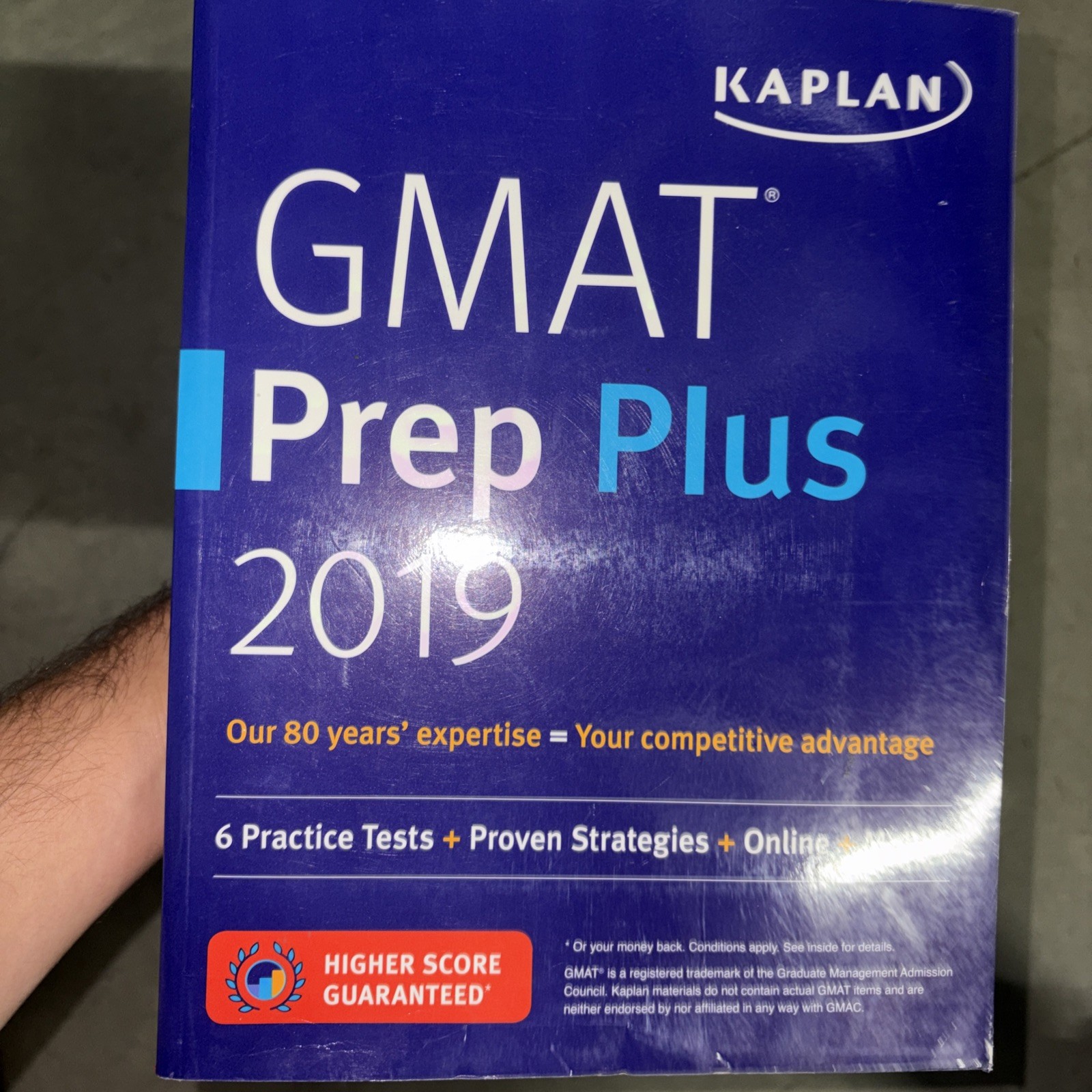 GMAT PREP PLUS 2019: 6 PRACTICE TESTS + PROVEN STRATEGIES By Kaplan Test Prep