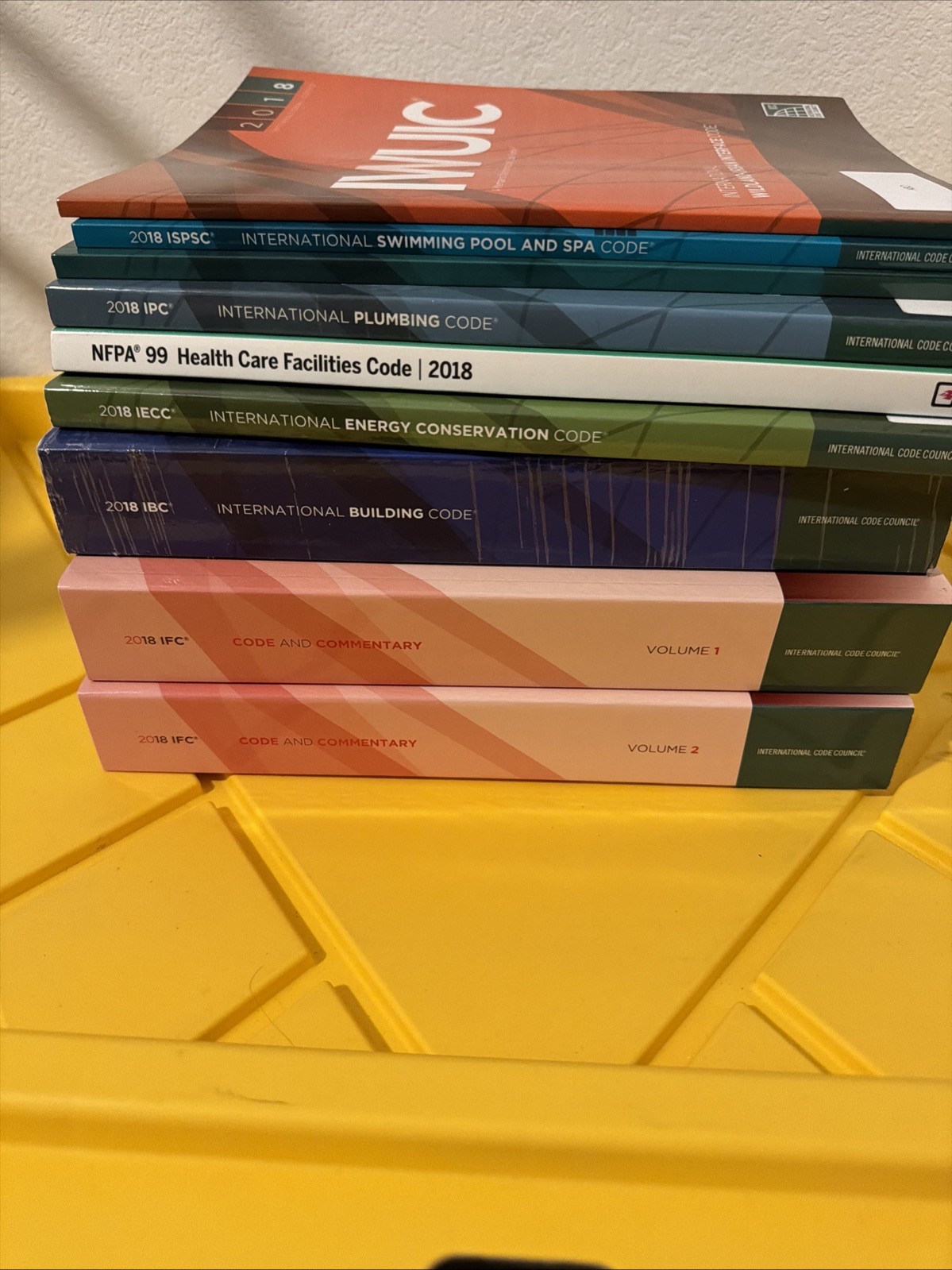 2018 Code Books International Code Council Paperback 9 Books