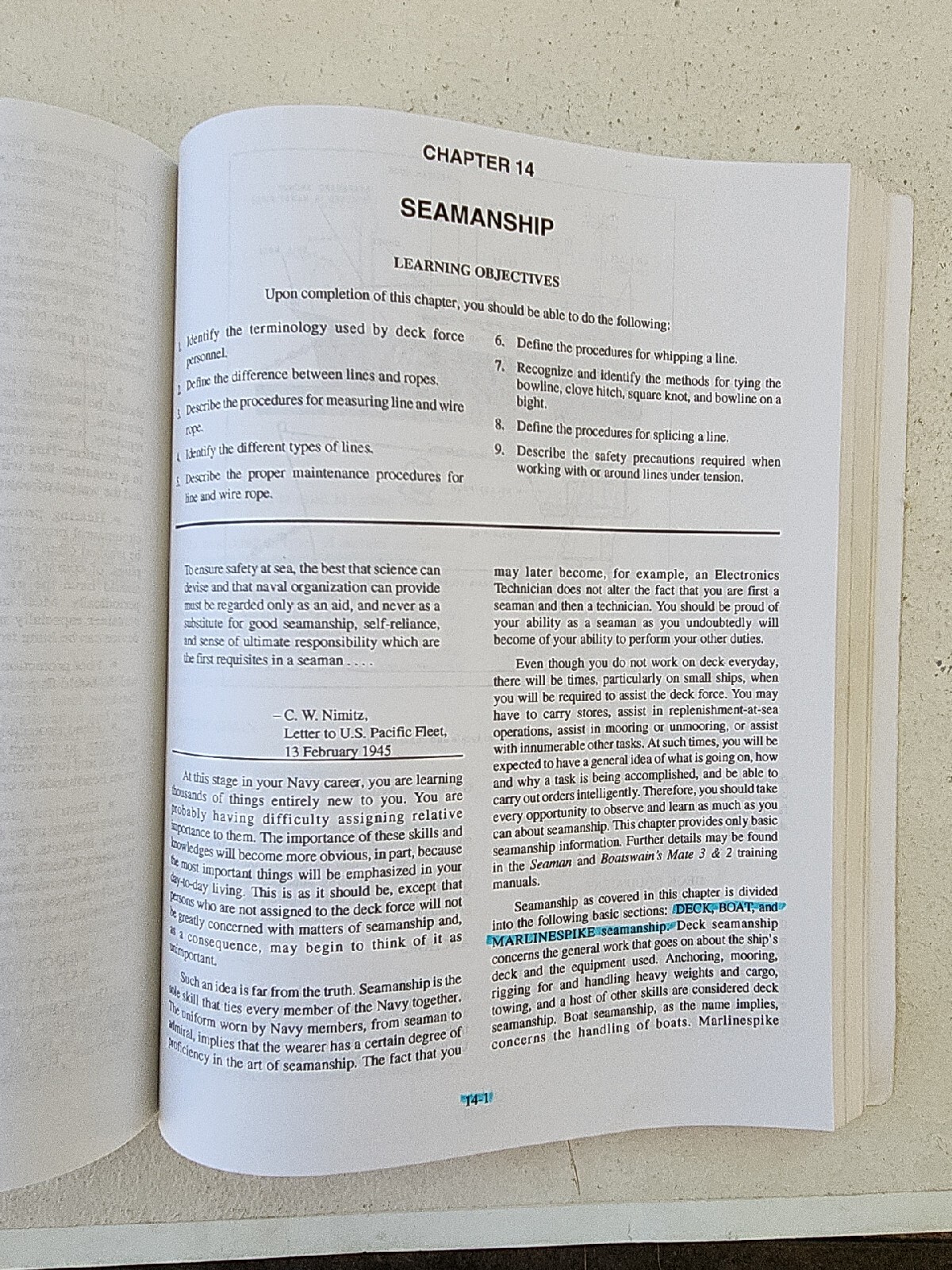 Basic Military Requirements -NAVEDTRA 12043 – Naval History, Seamanship,Training