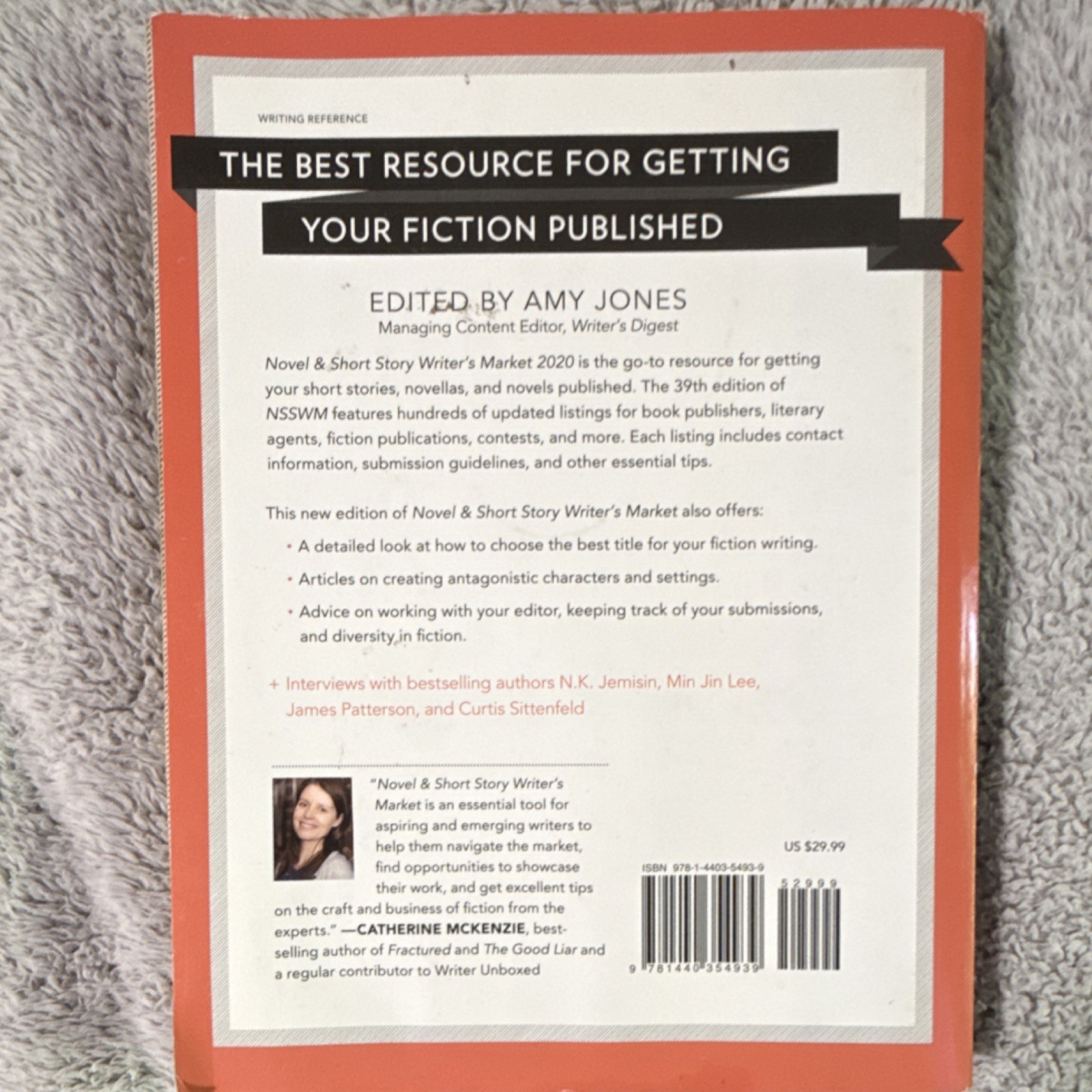 Writer’s Digest Books Novel & Short Story Writer’s Market 2020 Amy Jones Annual