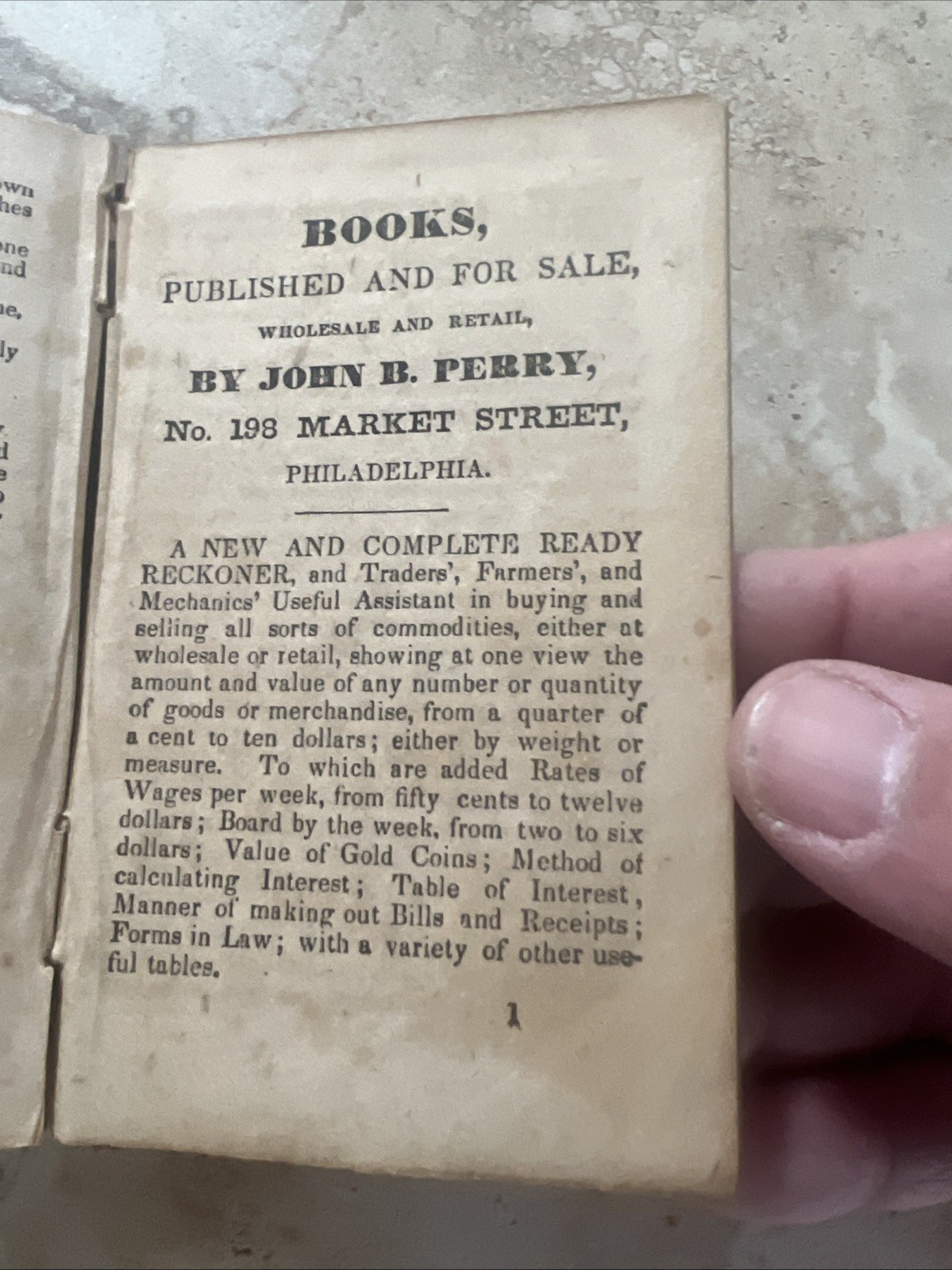 Becklard’s Physiology 1840’s Pocket Size. 3”x4 1/2”. Translated From 3rd ParisEd