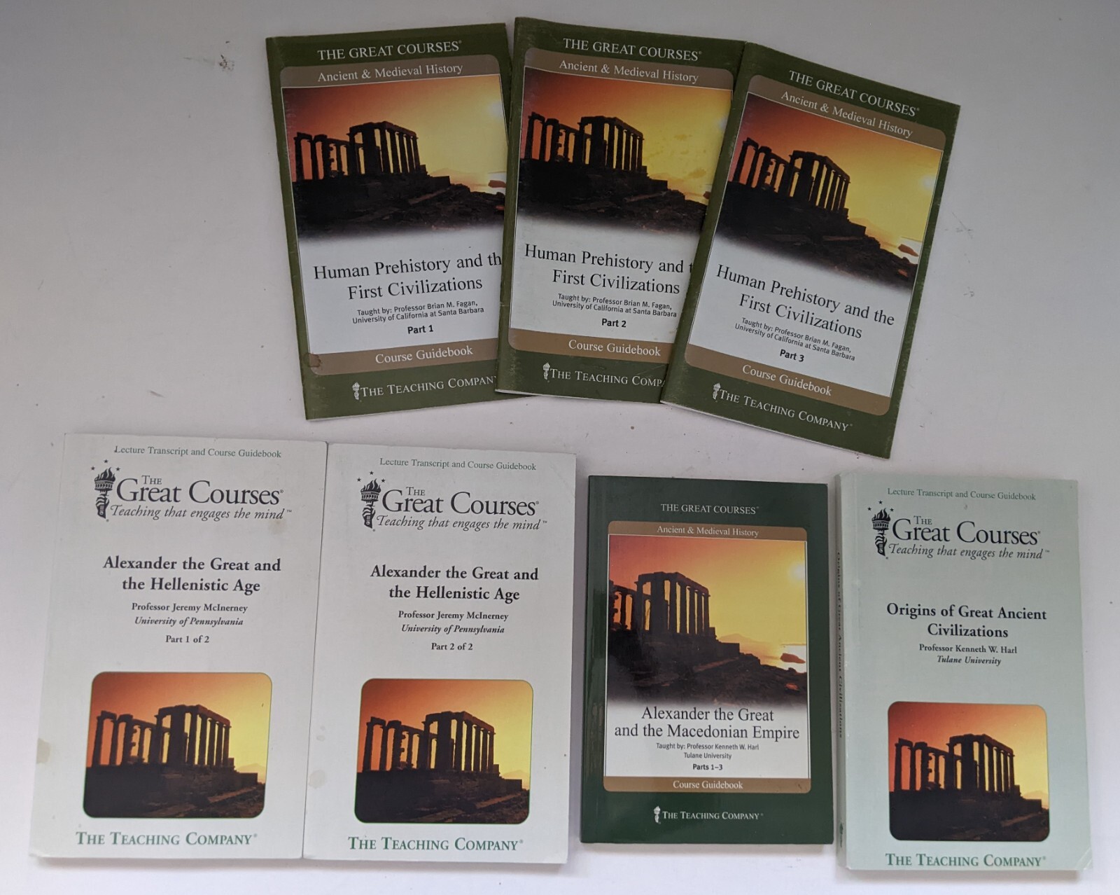 Great Courses Lot Alexander the Great Ancient & Medieval History Guidebook Fagan