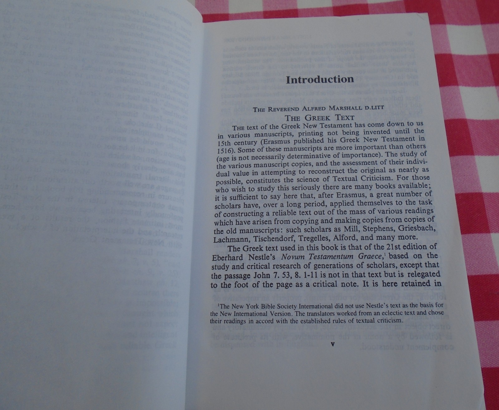 The Interlinear NIV Parallel New Testament in Greek and English Hardcover