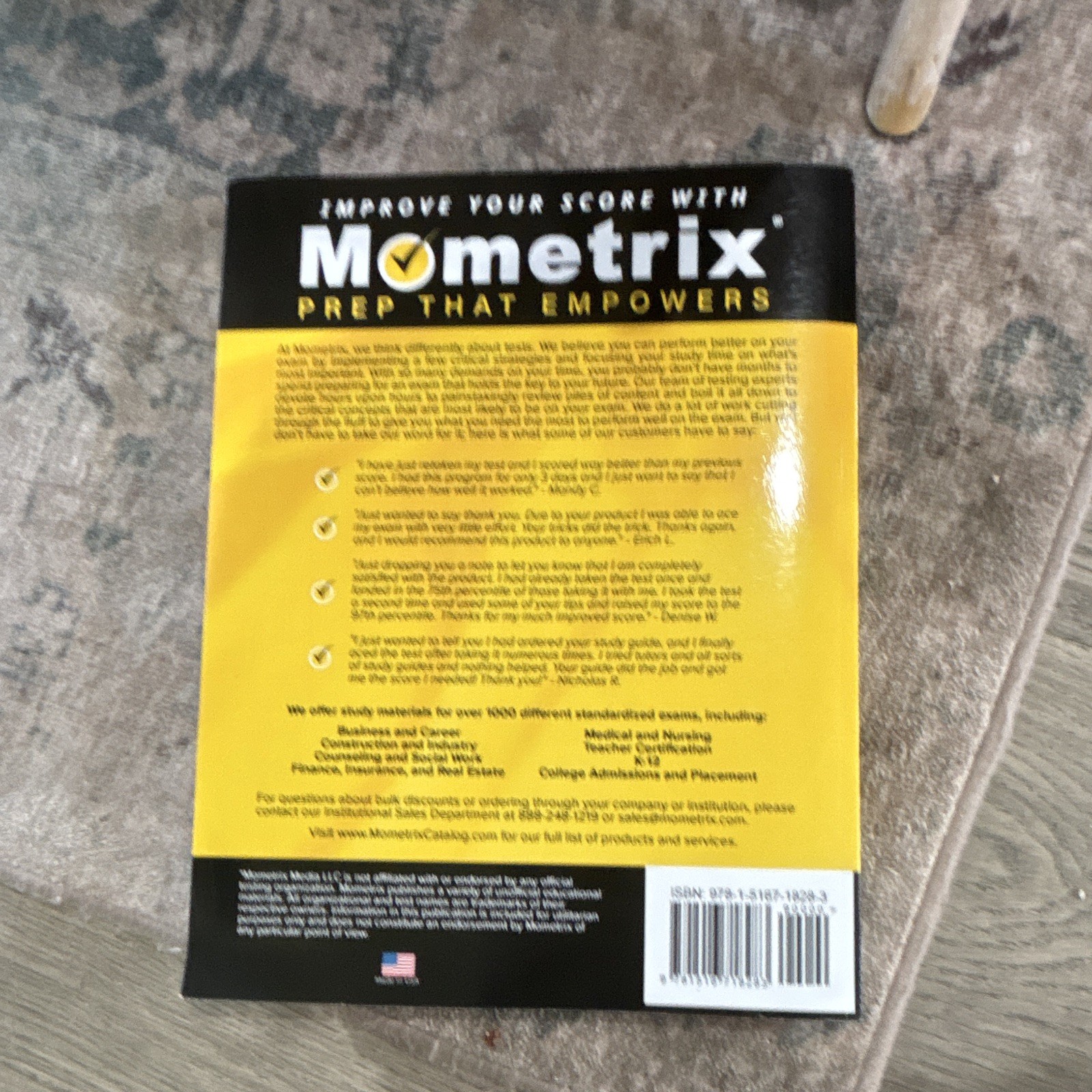 Mometrix Praxis Core Study Guide 2021-2022 3rd Edition Book (5712/5722/5732)