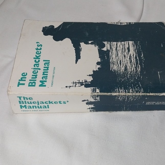 Vintage United States Naval Institute Bluejackets’ Manual 21st Ed 1990