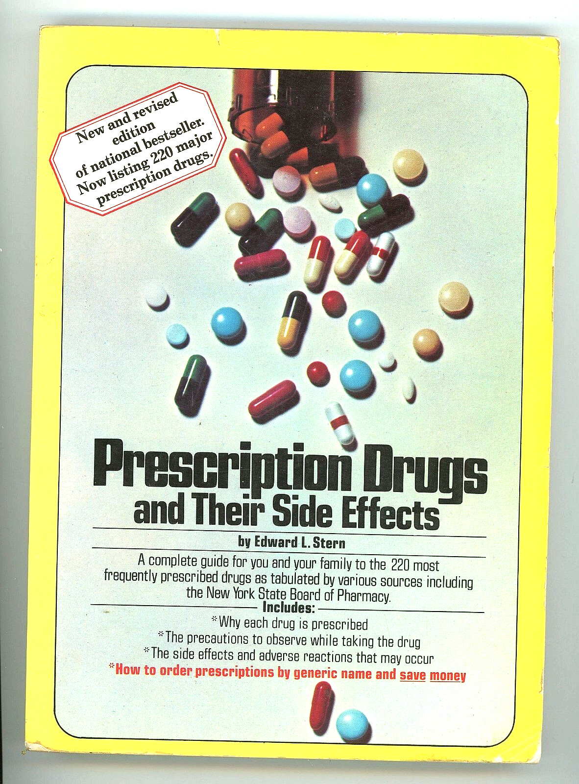 Prescription Drugs and Their Side Effects Paperback Book Edward Stern 142 pages