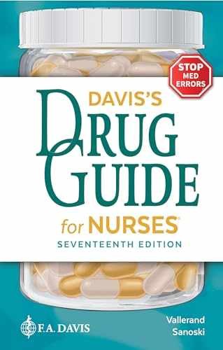 Davis’s Drug Guide for Nurses – Paperback, by Vallerand PhD RN – Very Good i