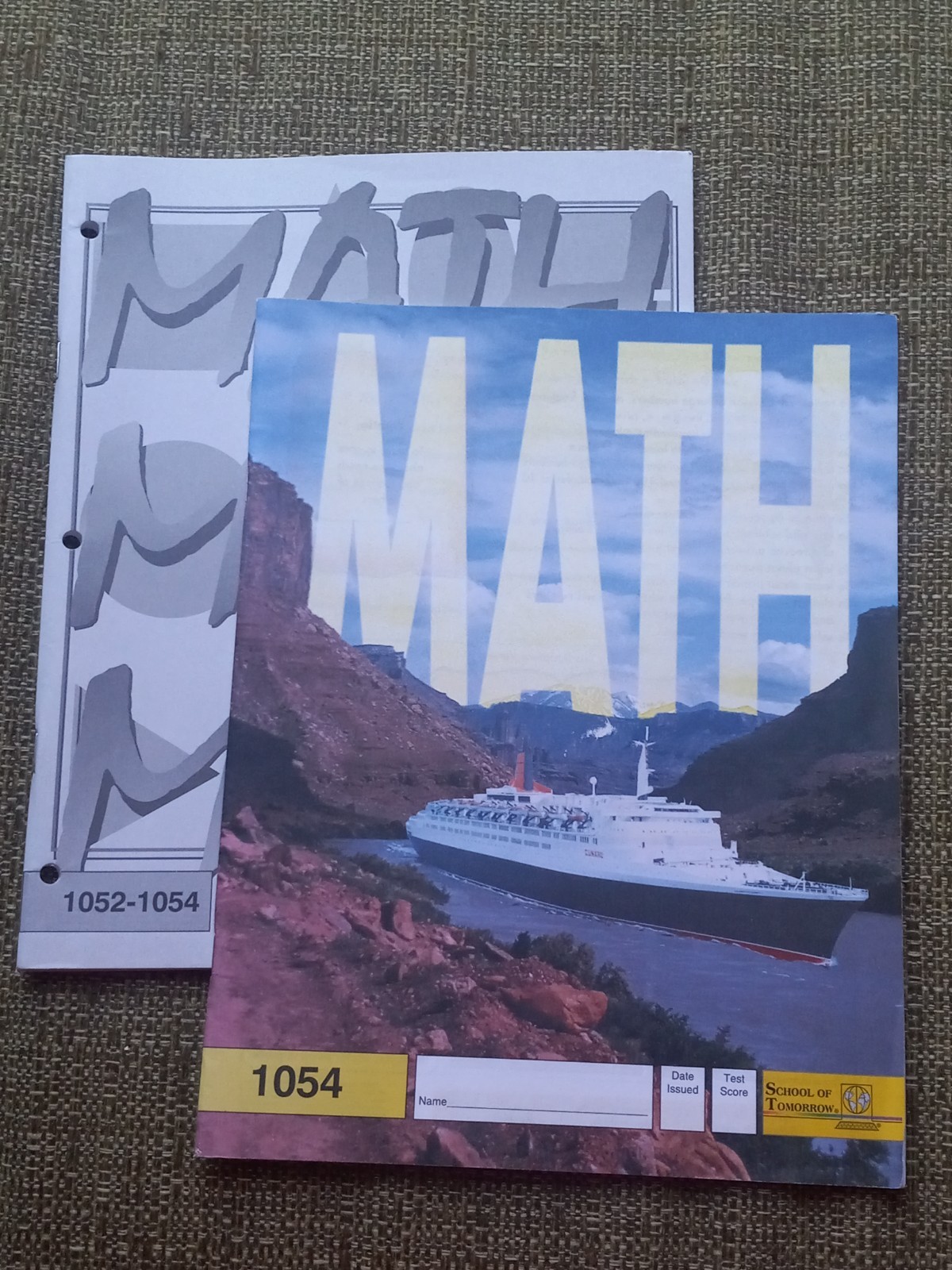 ACE Paces School of Tomorrow Math Score Key and Student Book New!!!!