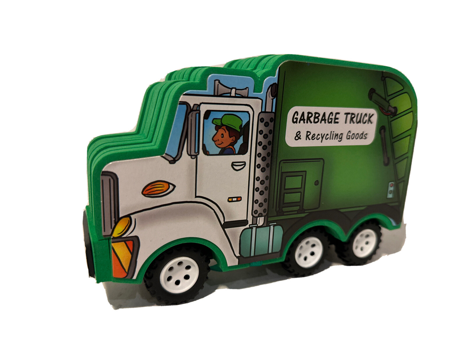 Garbage Truck Friction hard foam BOOK – A Fun Toy & Educational Children’s Book