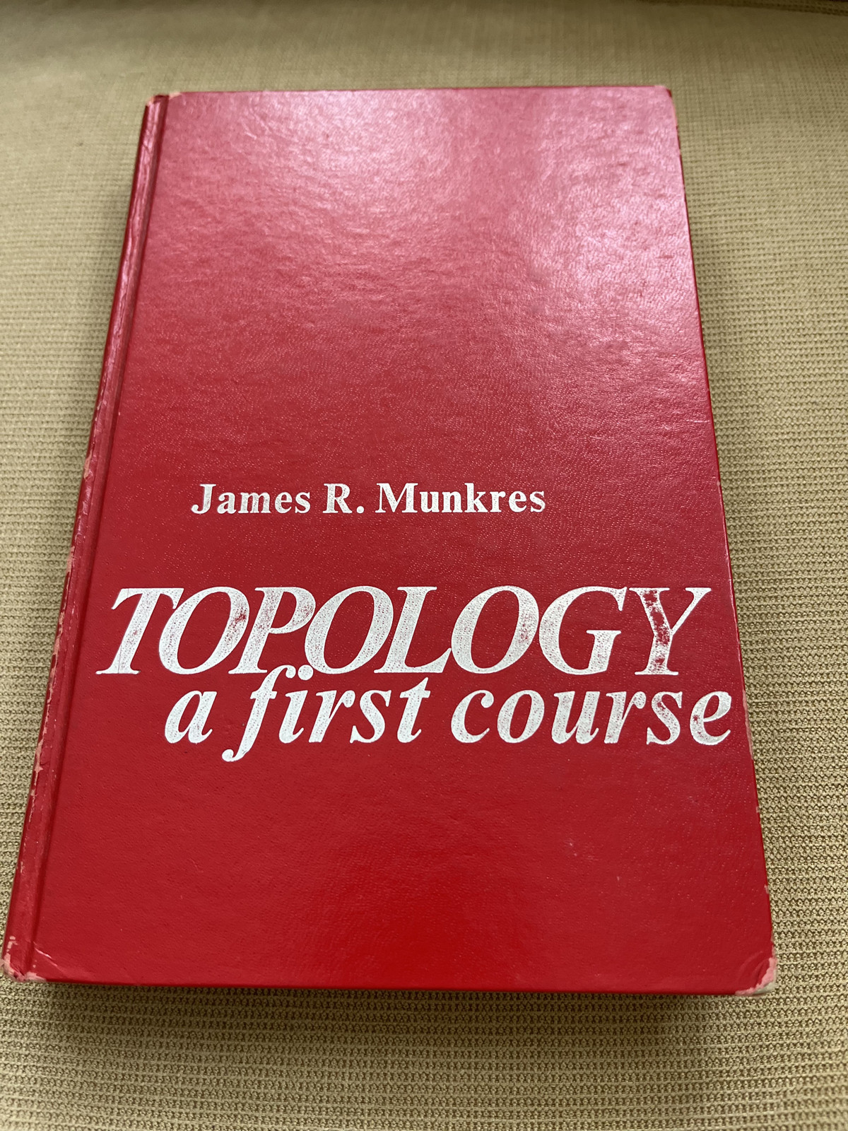 Topology: A First Course by James Munkres (hardcover)