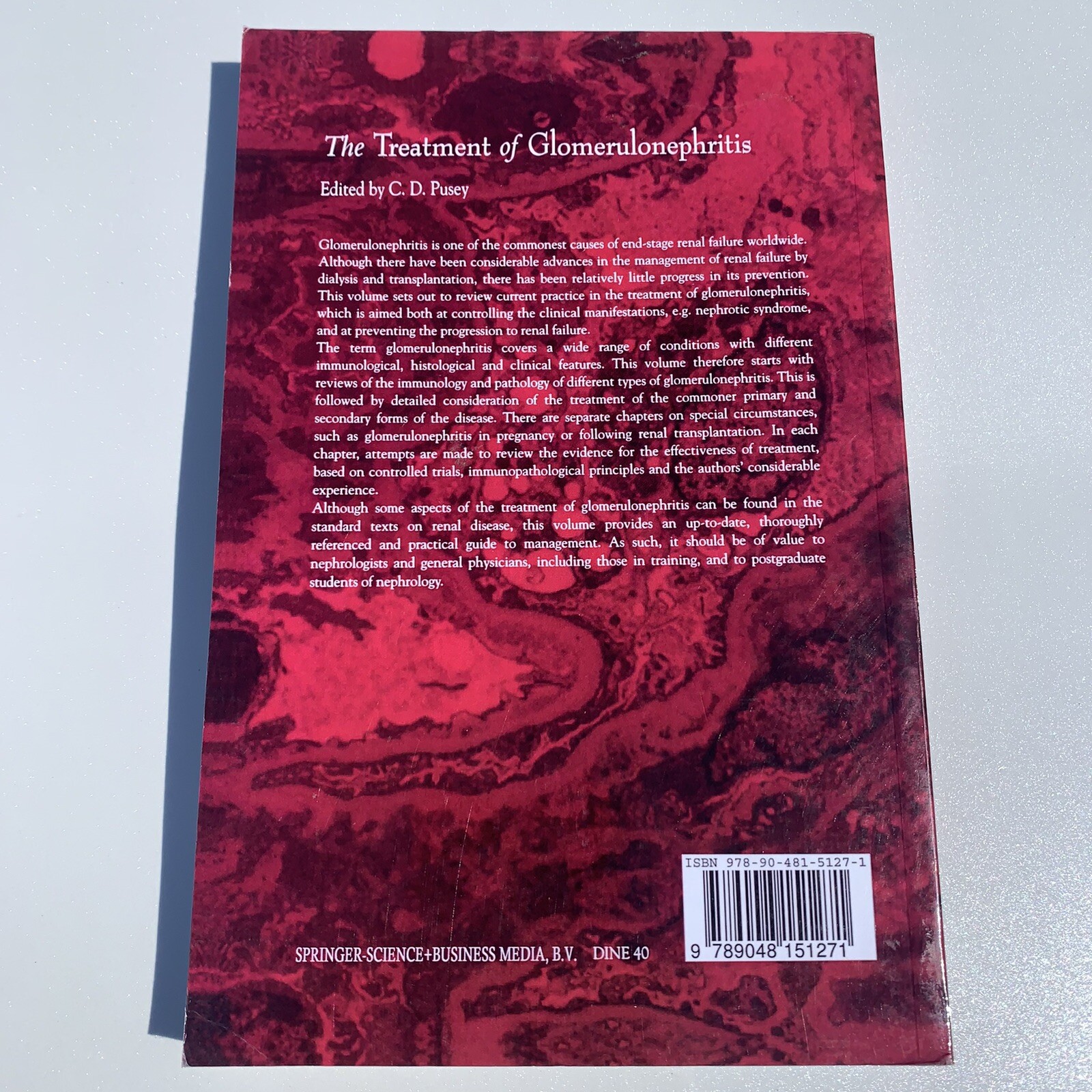 The Treatment of Glomerulonephritis Developments in Nephrology- Springer Pusey