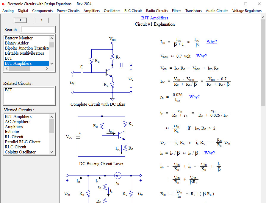 Electronic Circuits with Design Formulas – eBook