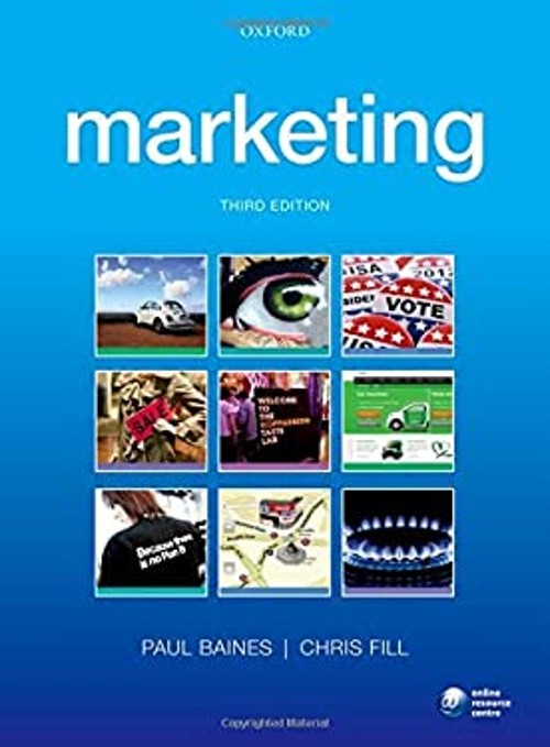 Marketing 3e P Paperback Paul, Fill, Chris Baines