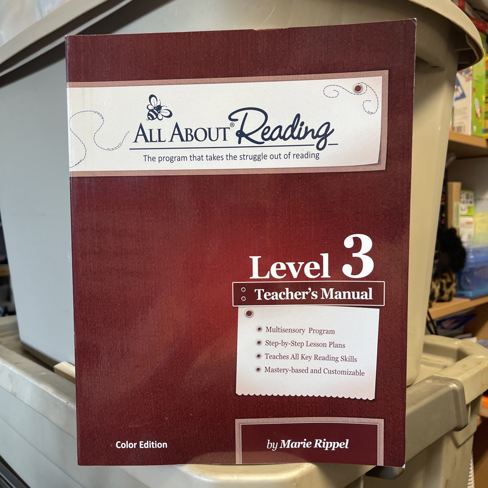 All About Reading Level 3 Teachers Manual 2014 Edition by Marie Rippel