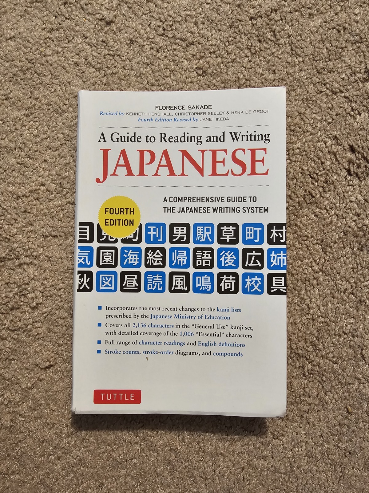 A Guide to Reading and Writing Japanese Paperback