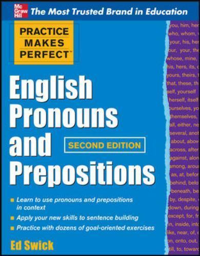 Practice Makes Perfect English Pronouns and – 9780071753876, Ed Swick, paperback