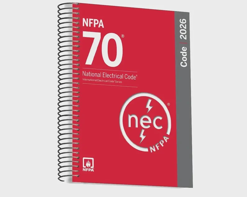 NFPA 70 2026 NEC Code Book + Ugly’s Electrical Ref Spiral + Index TAB 2026