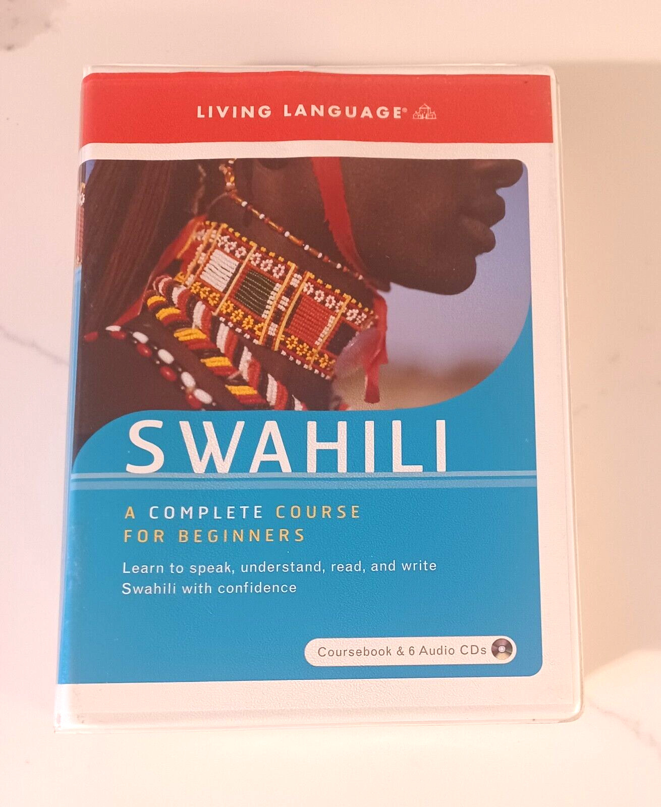 Swahili for Beginners, Living Language Complete 6 CD set & Book